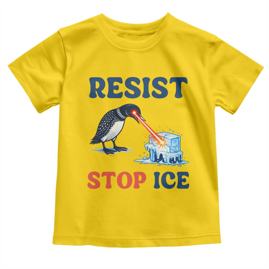 Stop ICE Toddler T Shirt Minnesota Resist Anti ICE Immigration Protest