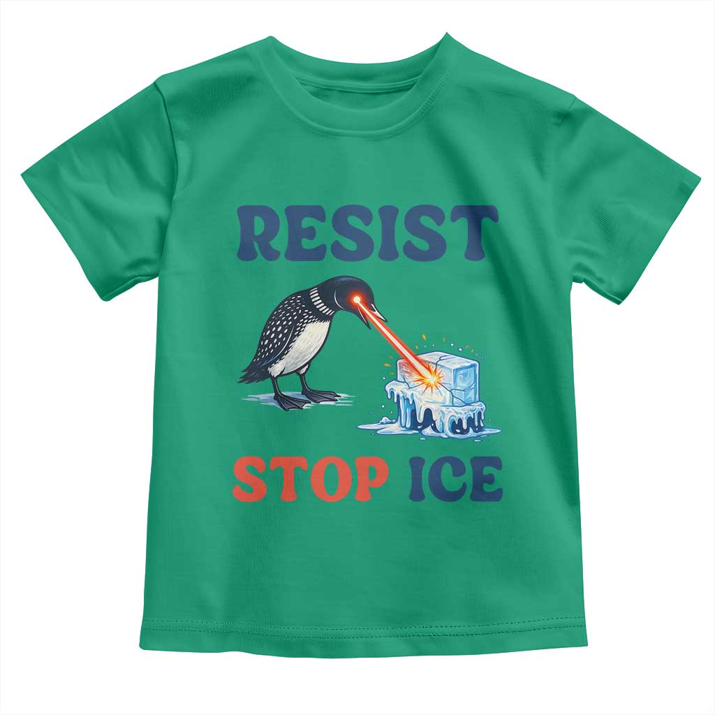 Stop ICE Toddler T Shirt Minnesota Resist Anti ICE Immigration Protest