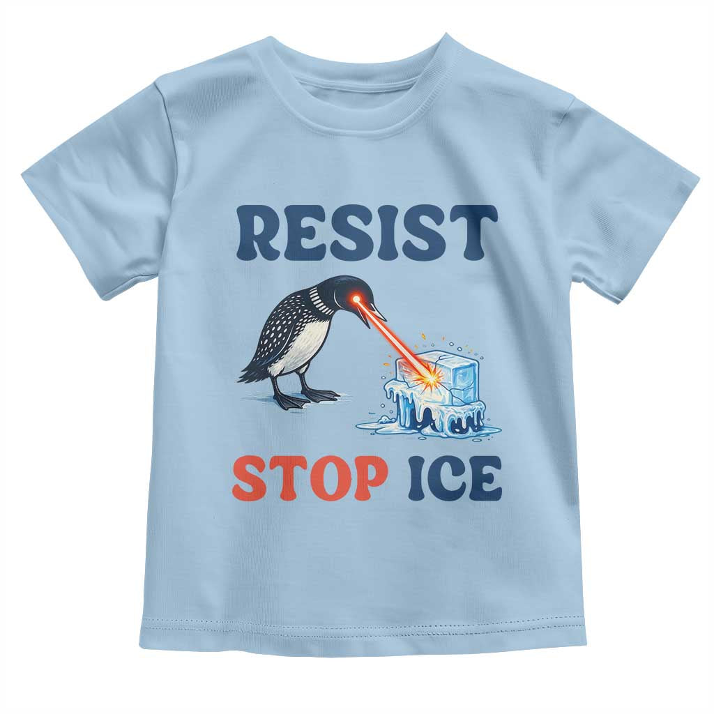 Stop ICE Toddler T Shirt Minnesota Resist Anti ICE Immigration Protest