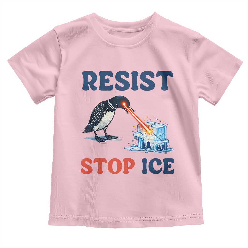 Stop ICE Toddler T Shirt Minnesota Resist Anti ICE Immigration Protest