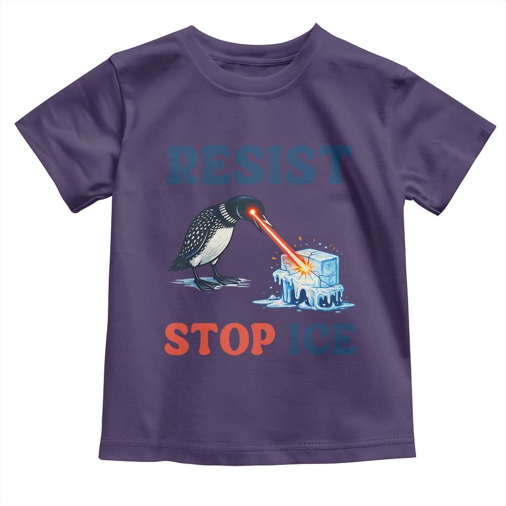 Stop ICE Toddler T Shirt Minnesota Resist Anti ICE Immigration Protest