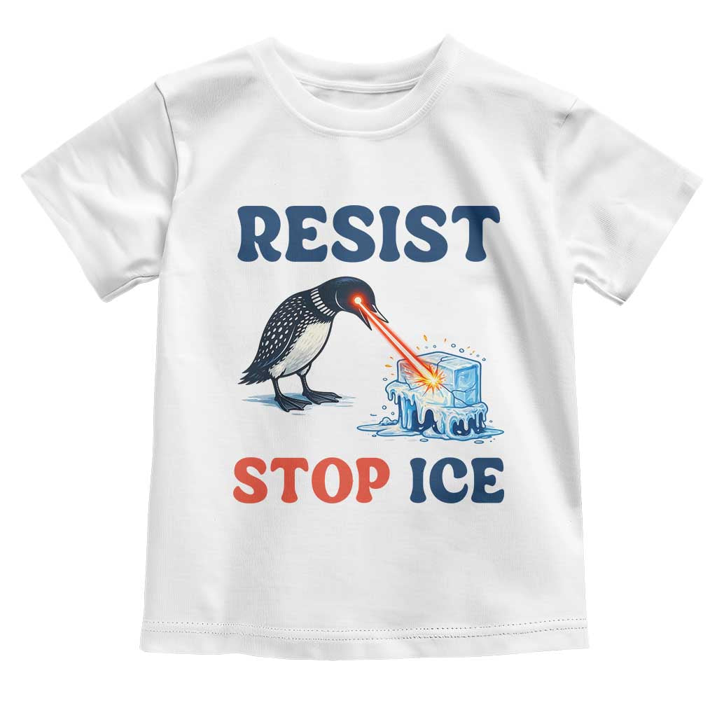 Stop ICE Toddler T Shirt Minnesota Resist Anti ICE Immigration Protest