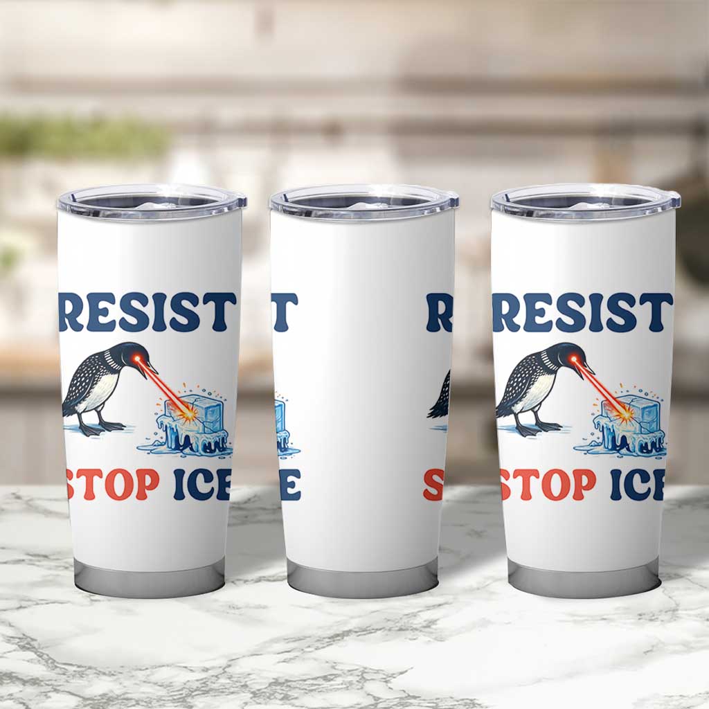Stop ICE Tumbler Cup Minnesota Resist Anti ICE Immigration Protest