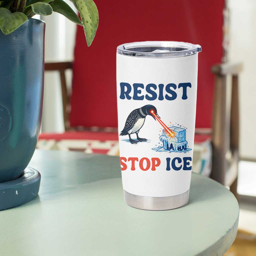 Stop ICE Tumbler Cup Minnesota Resist Anti ICE Immigration Protest