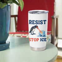 Stop ICE Tumbler Cup Minnesota Resist Anti ICE Immigration Protest