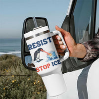 Stop ICE Tumbler With Handle Minnesota Resist Anti ICE Immigration Protest