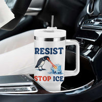 Stop ICE Tumbler With Handle Minnesota Resist Anti ICE Immigration Protest