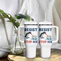 Stop ICE Tumbler With Handle Minnesota Resist Anti ICE Immigration Protest