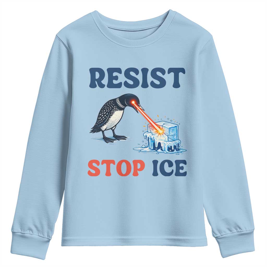 Stop ICE Youth Sweatshirt Minnesota Resist Anti ICE Immigration Protest