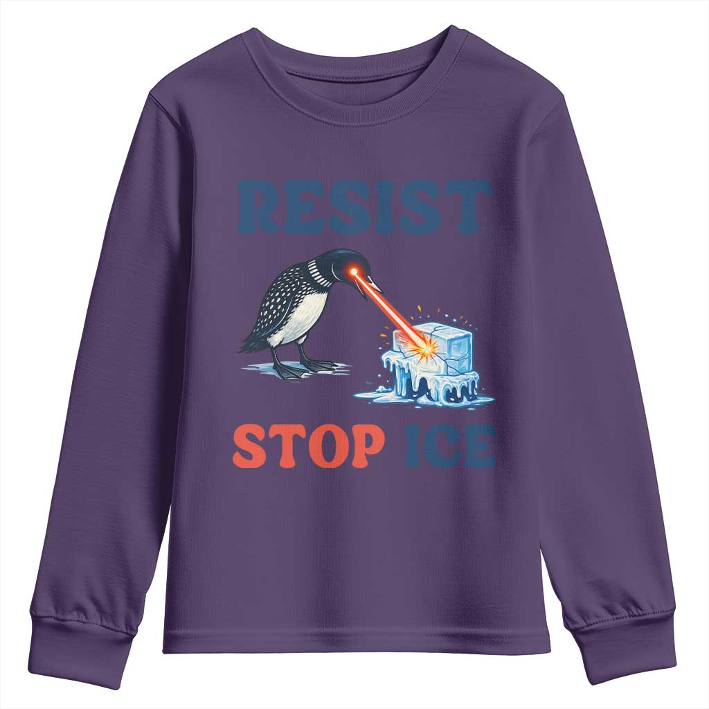 Stop ICE Youth Sweatshirt Minnesota Resist Anti ICE Immigration Protest