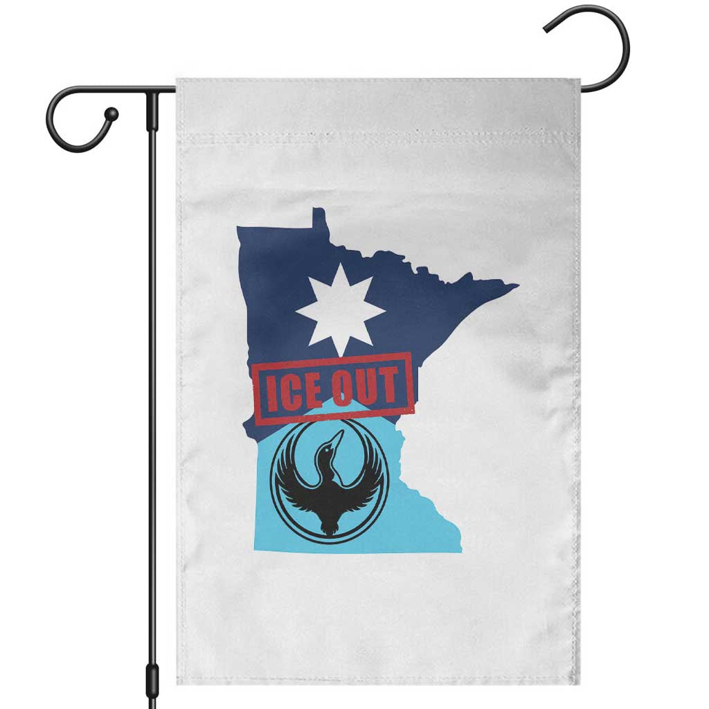 Minnesota Resist Anti ICE Immigration Protest Garden Flag Ice Out