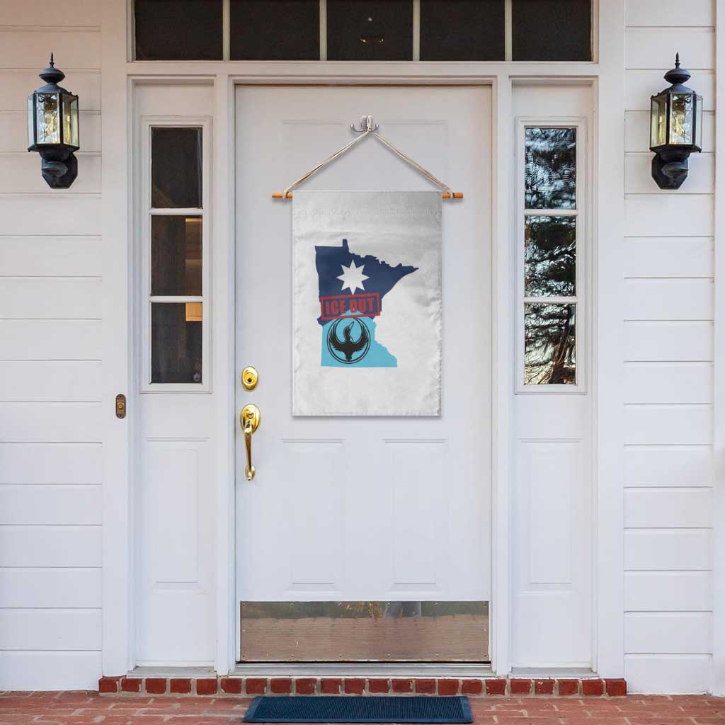 Minnesota Resist Anti ICE Immigration Protest Garden Flag Ice Out