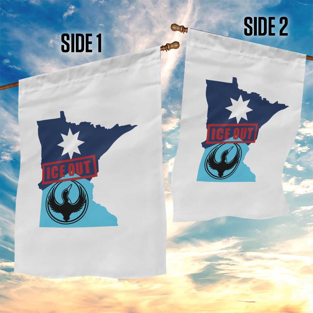 Minnesota Resist Anti ICE Immigration Protest Garden Flag Ice Out