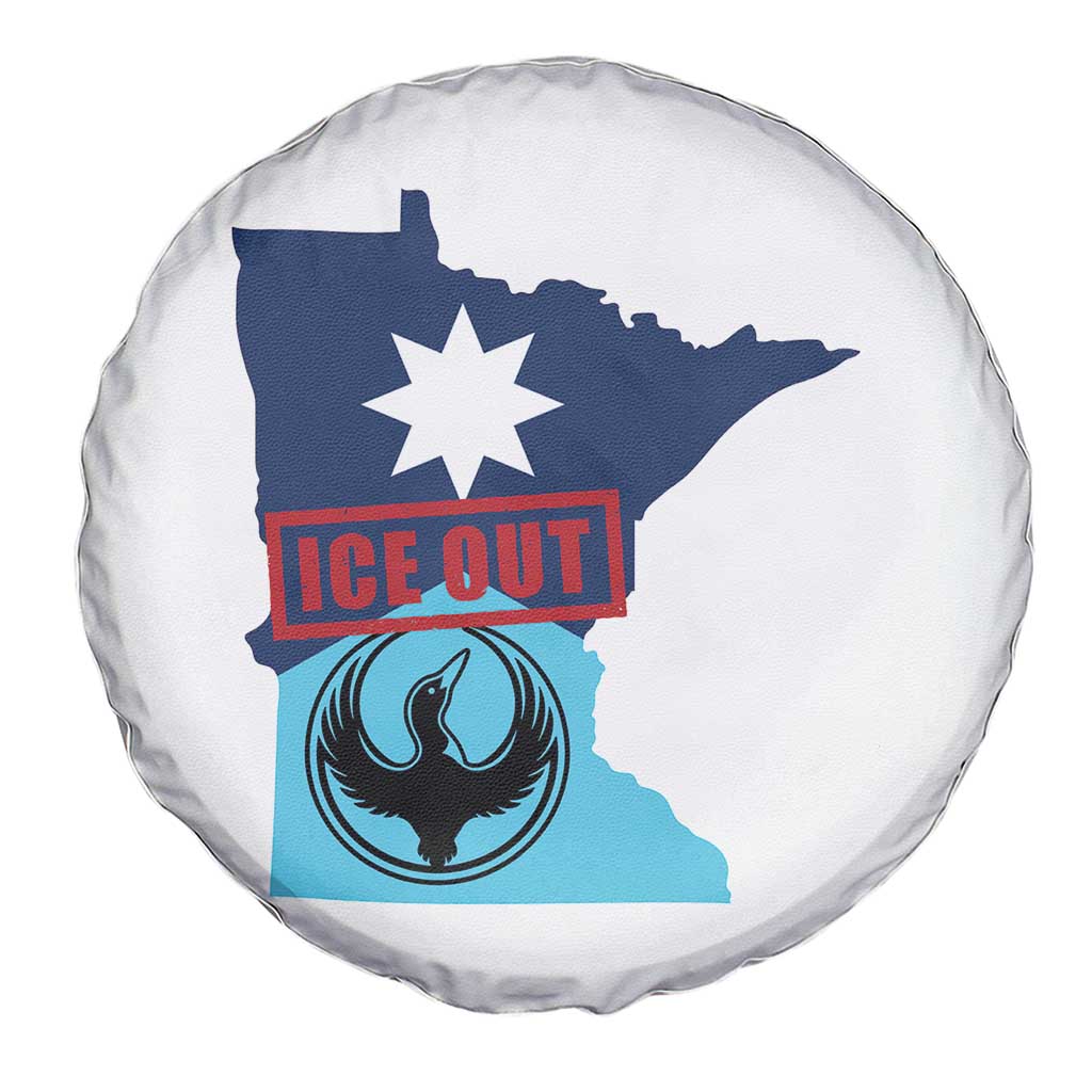 Minnesota Resist Anti ICE Immigration Protest Spare Tire Cover Ice Out