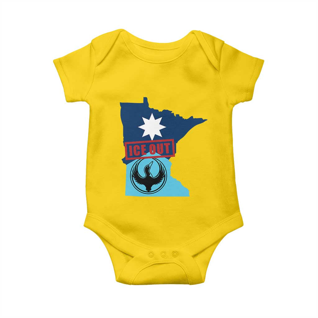 Minnesota Resist Anti ICE Immigration Protest Baby Onesie Ice Out