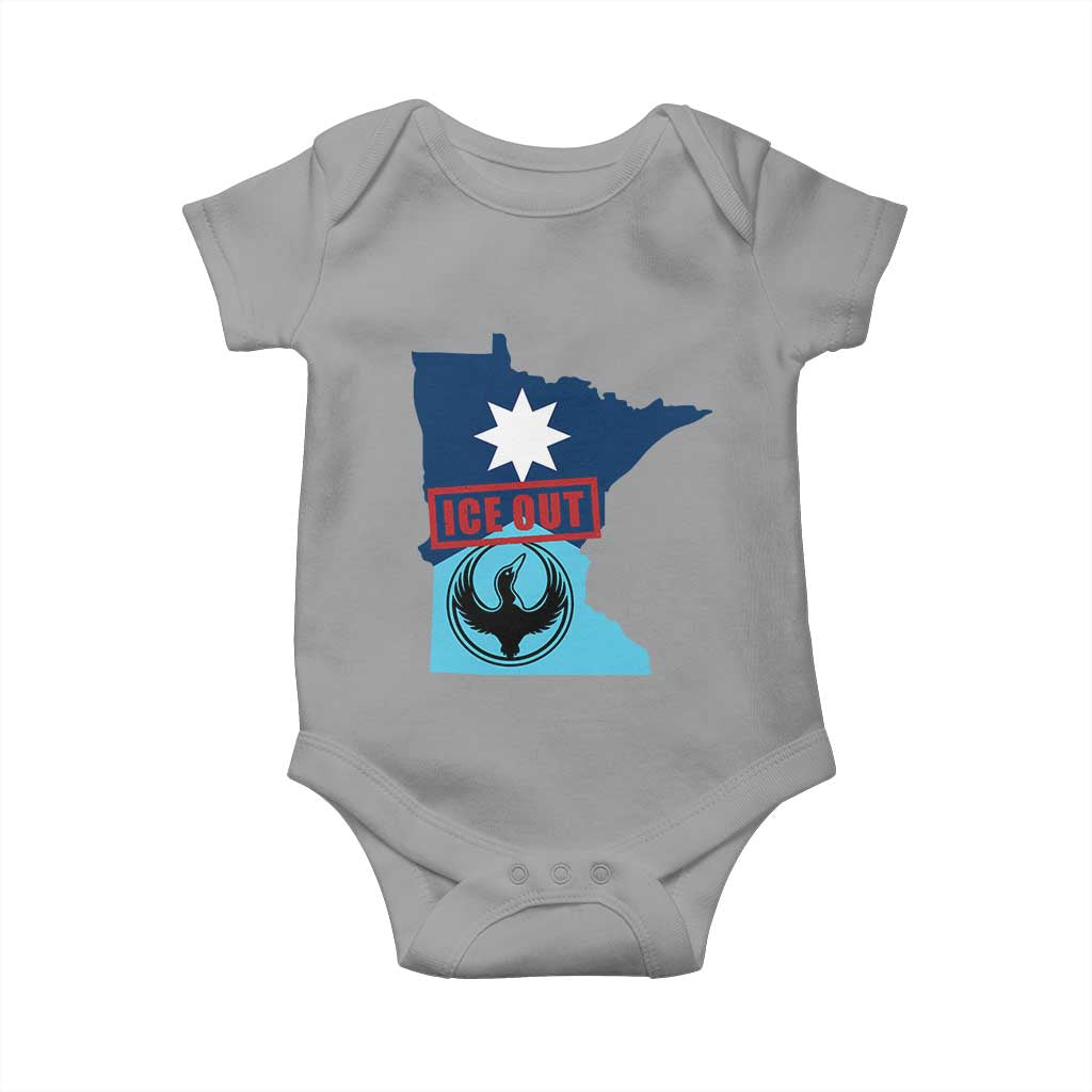 Minnesota Resist Anti ICE Immigration Protest Baby Onesie Ice Out