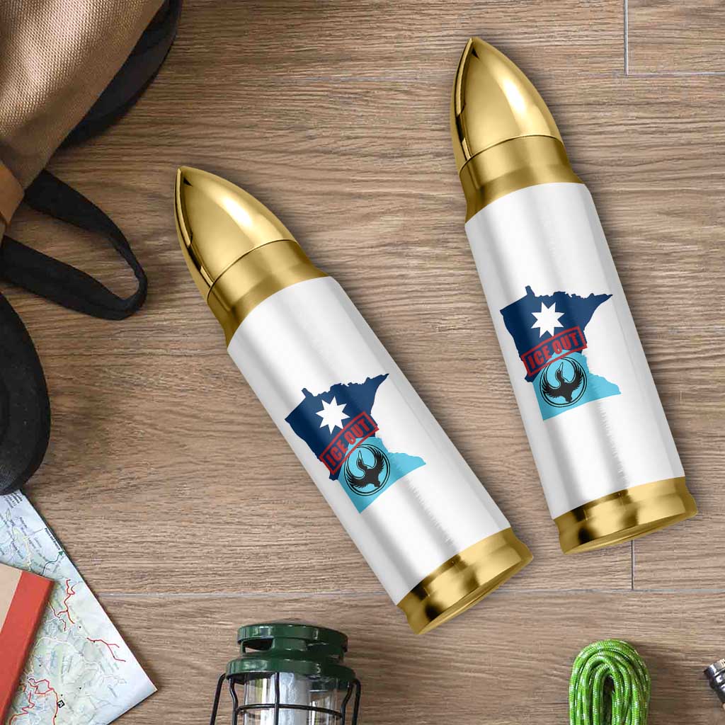 Minnesota Resist Anti ICE Immigration Protest Bullet Tumbler Ice Out