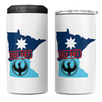 Minnesota Resist Anti ICE Immigration Protest 4 in 1 Can Cooler Tumbler Ice Out