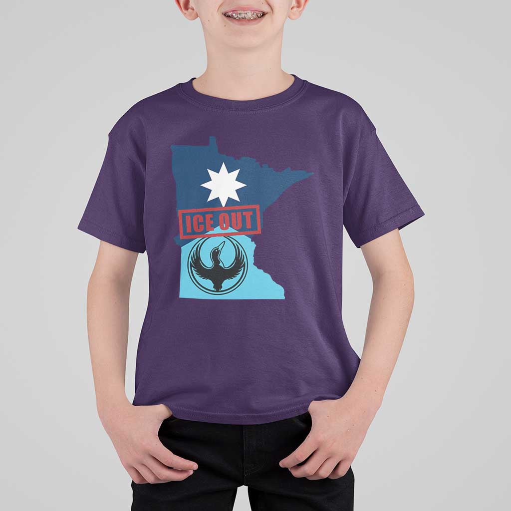 Minnesota Resist Anti ICE Immigration Protest T Shirt For Kid Ice Out