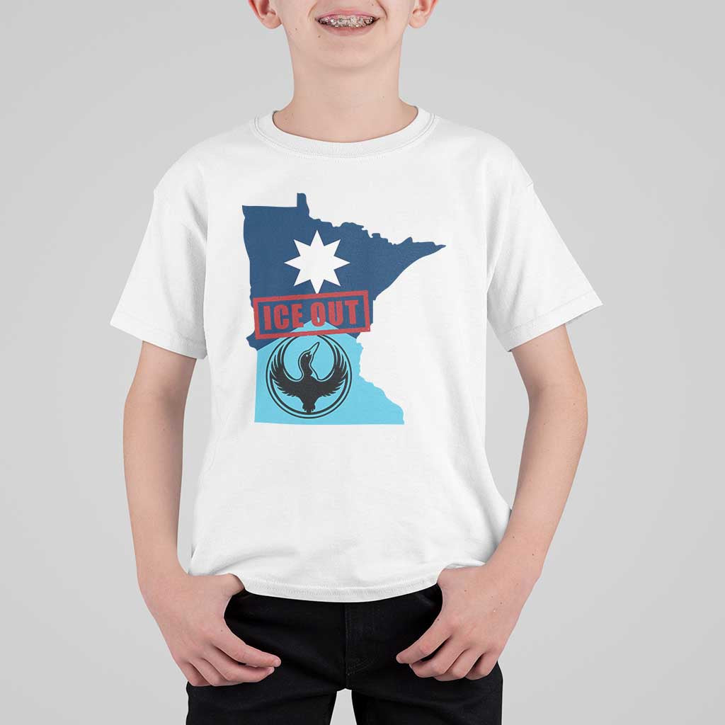 Minnesota Resist Anti ICE Immigration Protest T Shirt For Kid Ice Out