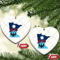 Minnesota Resist Anti ICE Immigration Protest Ceramic Ornament Ice Out