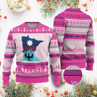 Minnesota Resist Anti ICE Immigration Protest Ugly Christmas Sweater Ice Out
