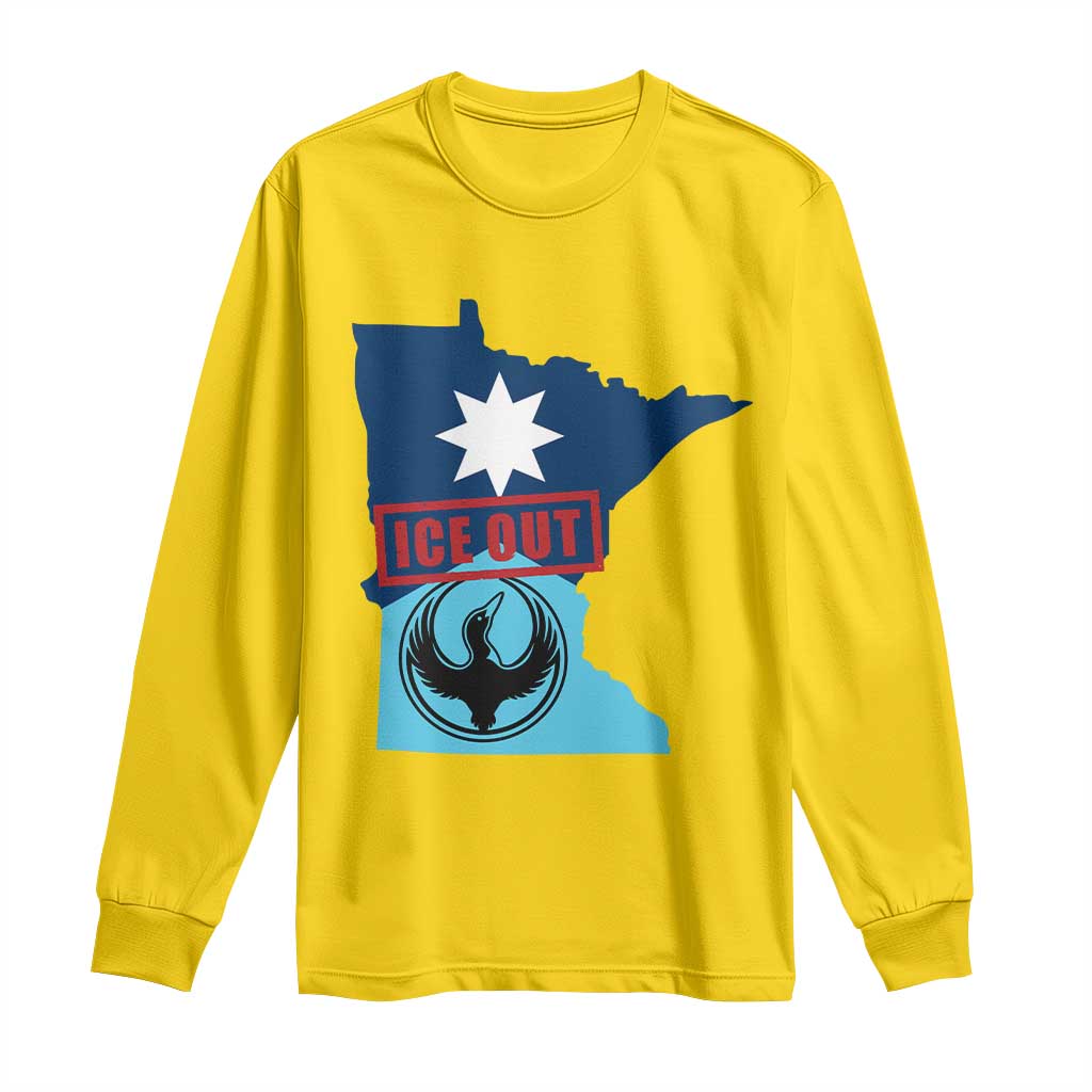 Minnesota Resist Anti ICE Immigration Protest Long Sleeve Shirt Ice Out
