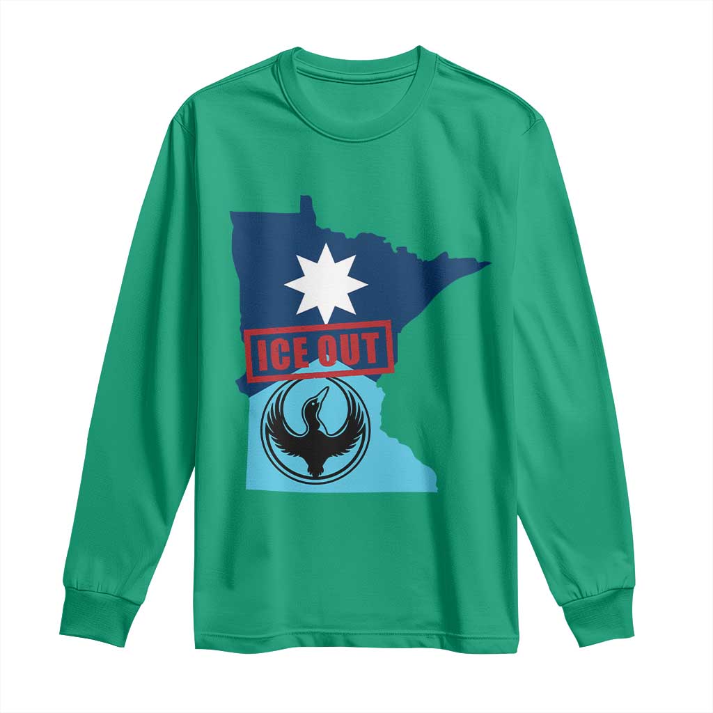 Minnesota Resist Anti ICE Immigration Protest Long Sleeve Shirt Ice Out