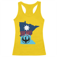 Minnesota Resist Anti ICE Immigration Protest Racerback Tank Top Ice Out