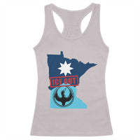 Minnesota Resist Anti ICE Immigration Protest Racerback Tank Top Ice Out