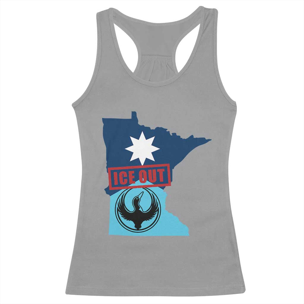 Minnesota Resist Anti ICE Immigration Protest Racerback Tank Top Ice Out