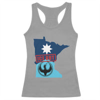 Minnesota Resist Anti ICE Immigration Protest Racerback Tank Top Ice Out