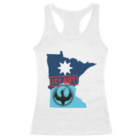 Minnesota Resist Anti ICE Immigration Protest Racerback Tank Top Ice Out