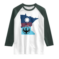 Minnesota Resist Anti ICE Immigration Protest Raglan Shirt Ice Out