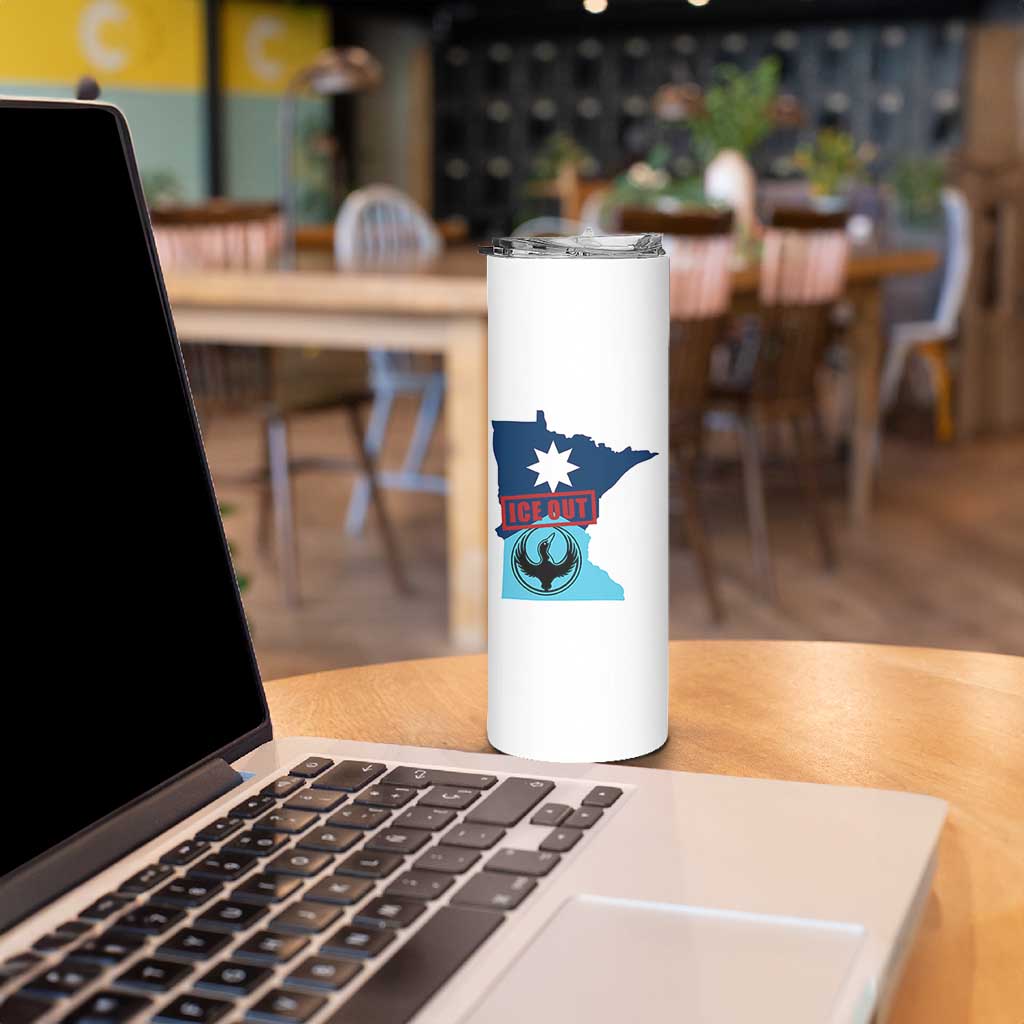 Minnesota Resist Anti ICE Immigration Protest Skinny Tumbler Ice Out