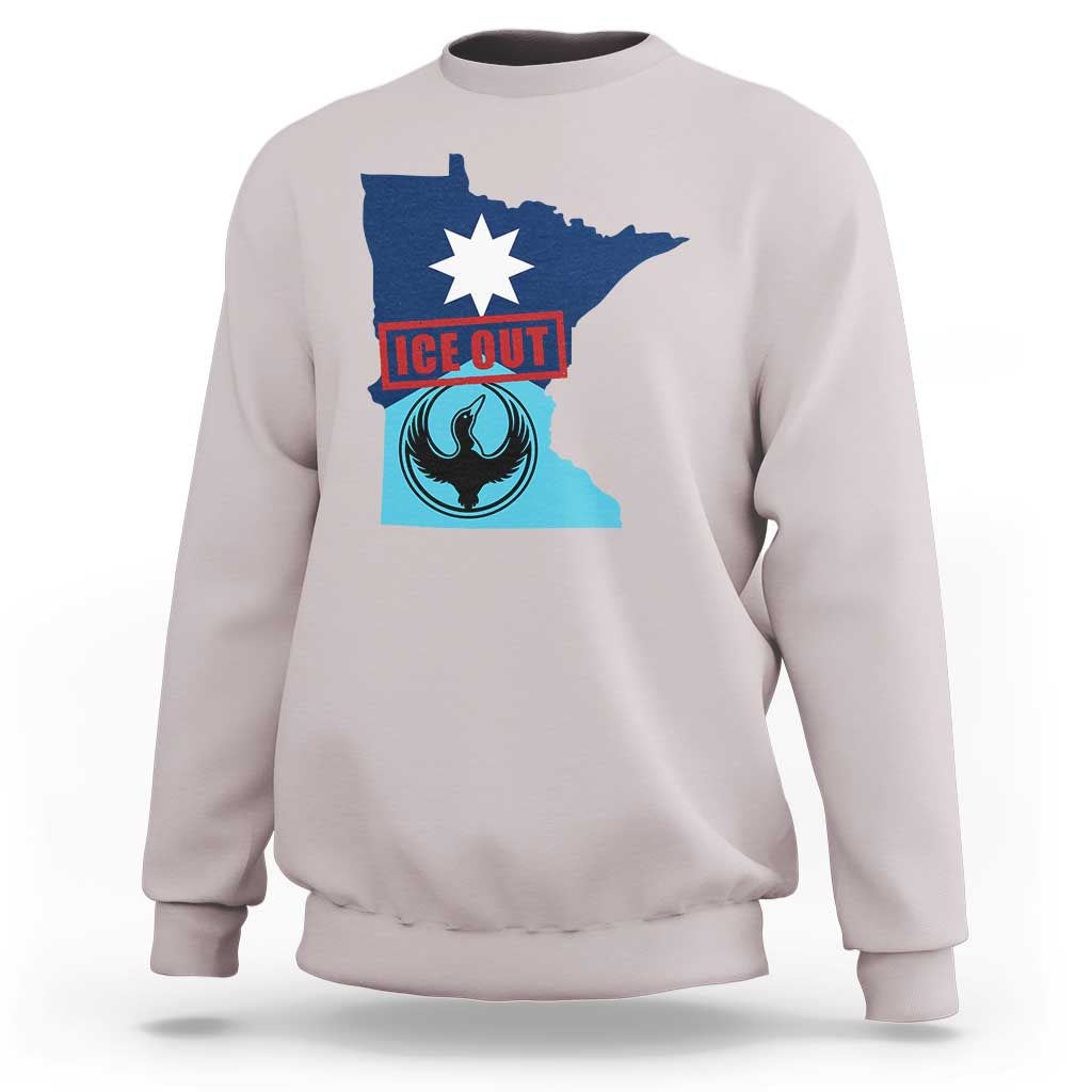 Minnesota Resist Anti ICE Immigration Protest Sweatshirt Ice Out