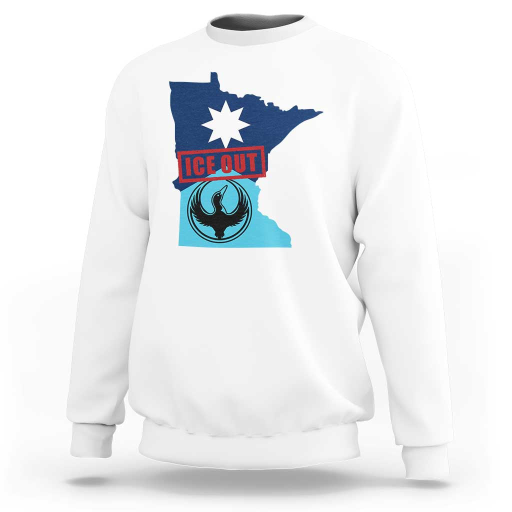 Minnesota Resist Anti ICE Immigration Protest Sweatshirt Ice Out