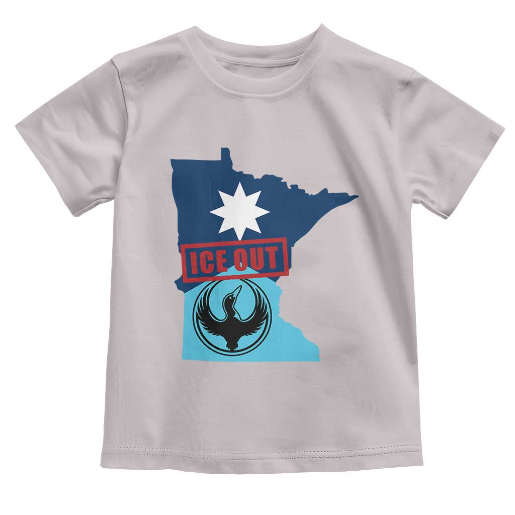 Minnesota Resist Anti ICE Immigration Protest Toddler T Shirt Ice Out