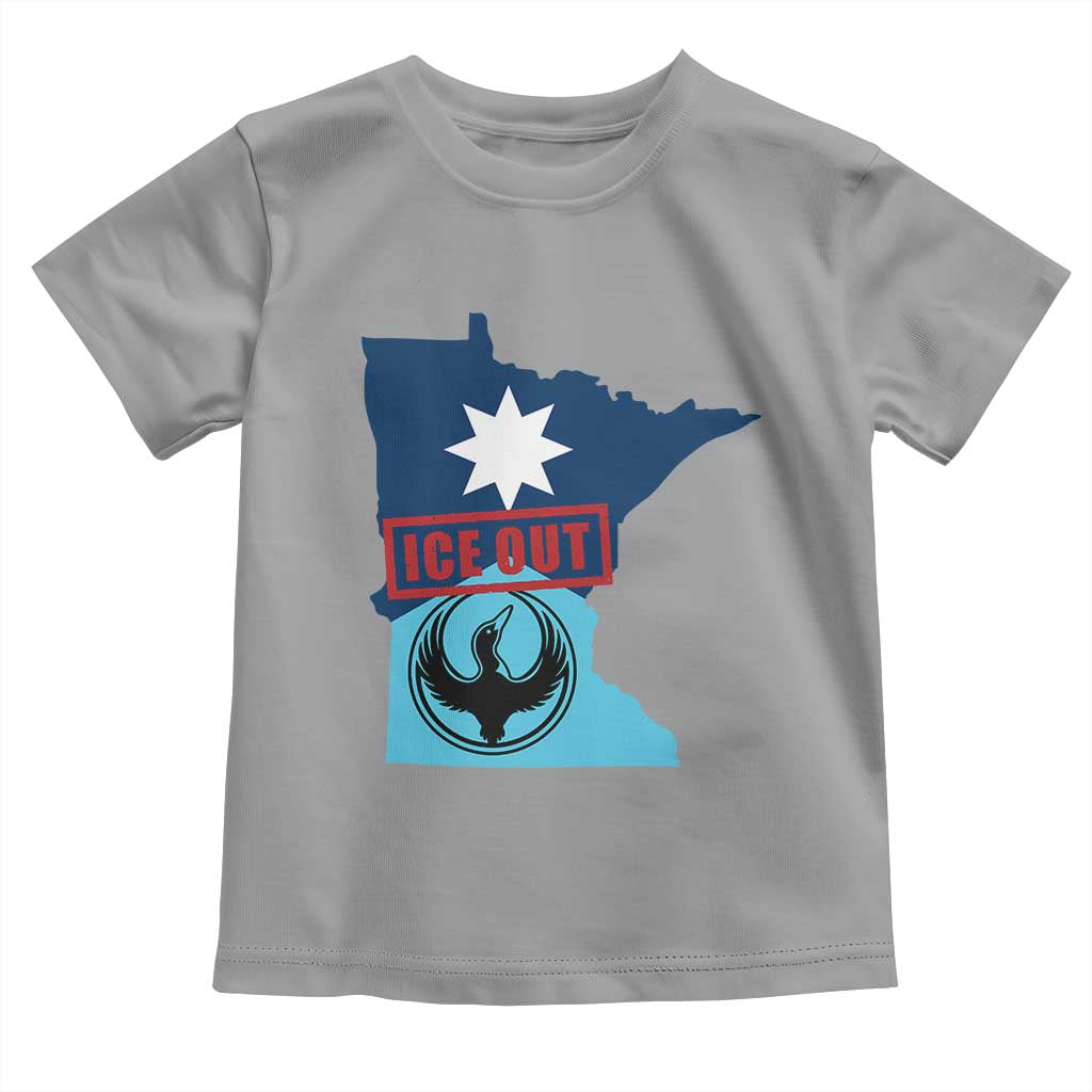 Minnesota Resist Anti ICE Immigration Protest Toddler T Shirt Ice Out