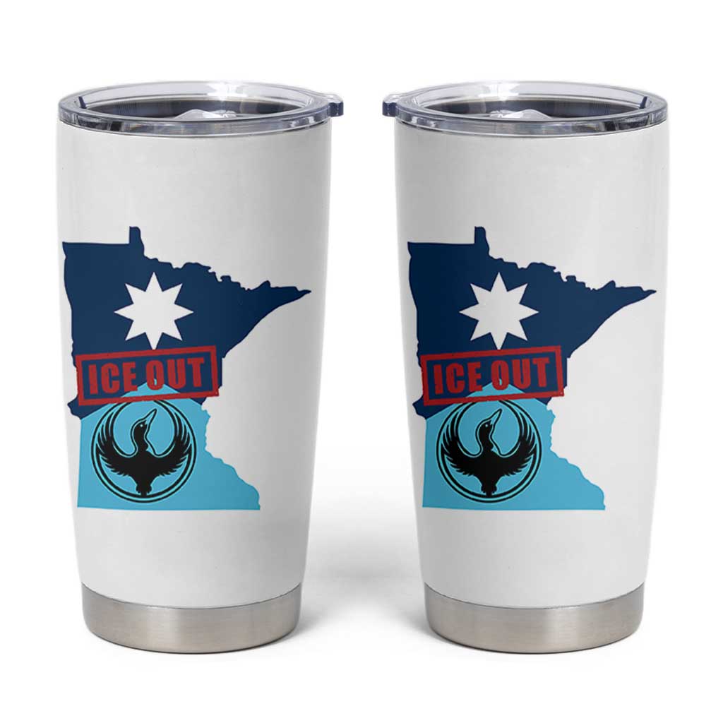 Minnesota Resist Anti ICE Immigration Protest Tumbler Cup Ice Out