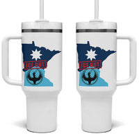 Minnesota Resist Anti ICE Immigration Protest Tumbler With Handle Ice Out