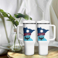 Minnesota Resist Anti ICE Immigration Protest Tumbler With Handle Ice Out