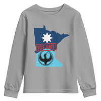 Minnesota Resist Anti ICE Immigration Protest Youth Sweatshirt Ice Out