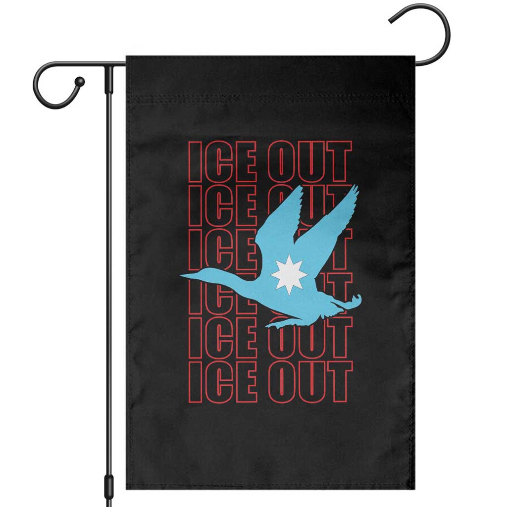 Minnesota Anti ICE Immigration Protest Garden Flag Ice Out