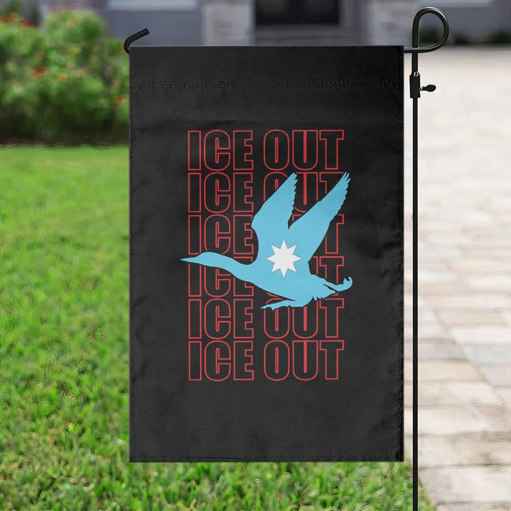 Minnesota Anti ICE Immigration Protest Garden Flag Ice Out