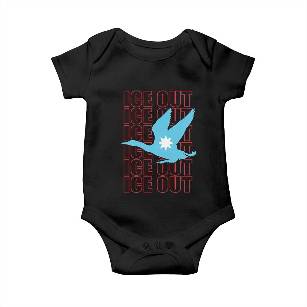 Minnesota Anti ICE Immigration Protest Baby Onesie Ice Out