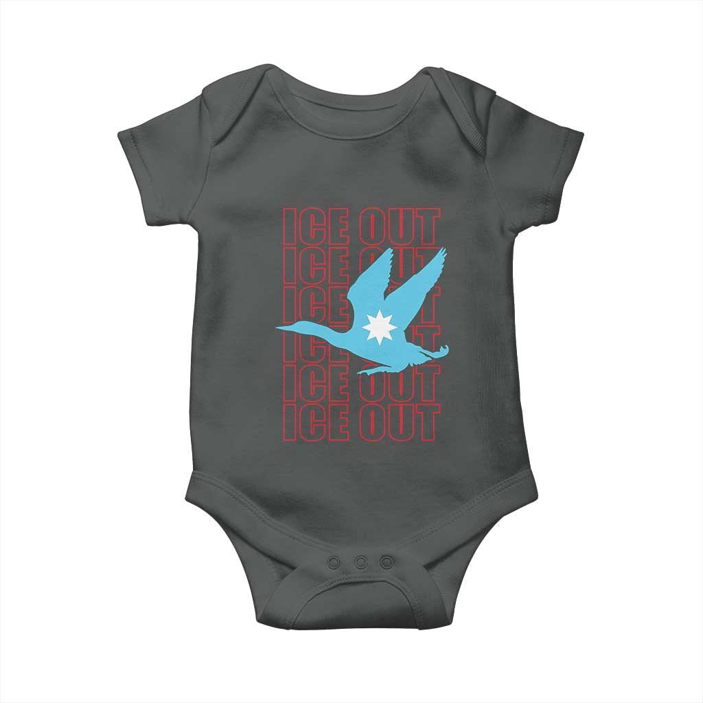 Minnesota Anti ICE Immigration Protest Baby Onesie Ice Out