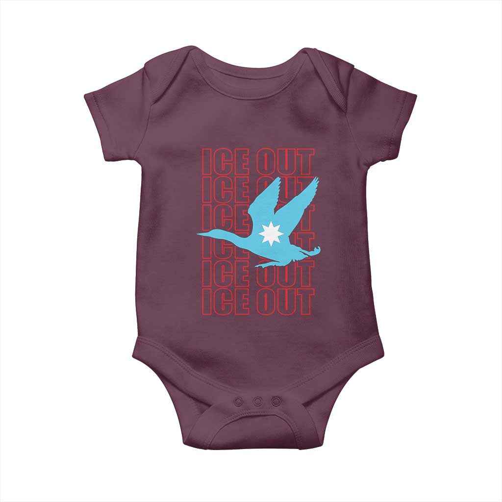 Minnesota Anti ICE Immigration Protest Baby Onesie Ice Out