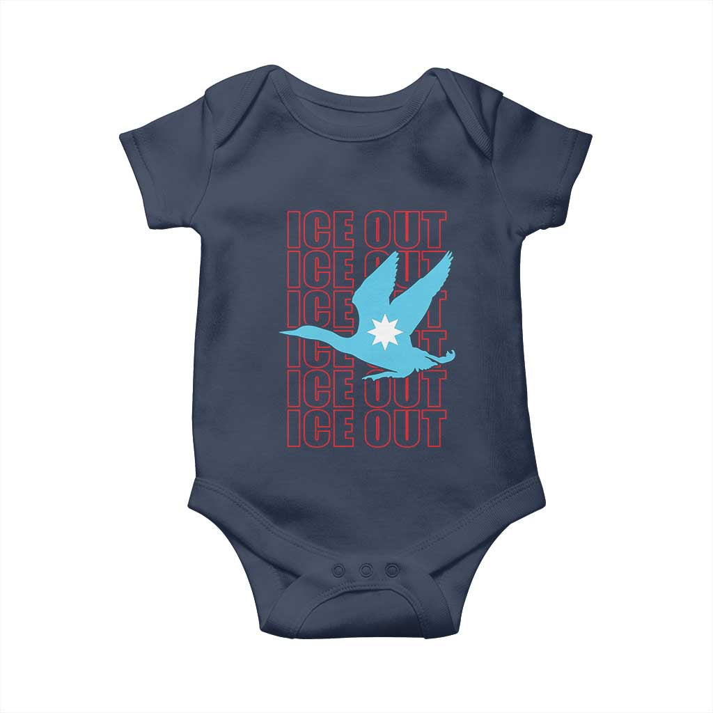 Minnesota Anti ICE Immigration Protest Baby Onesie Ice Out