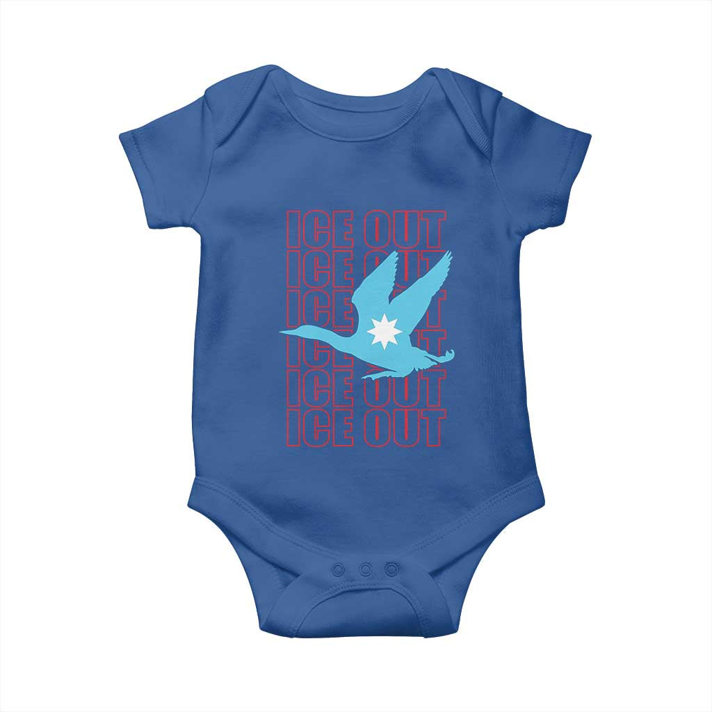 Minnesota Anti ICE Immigration Protest Baby Onesie Ice Out